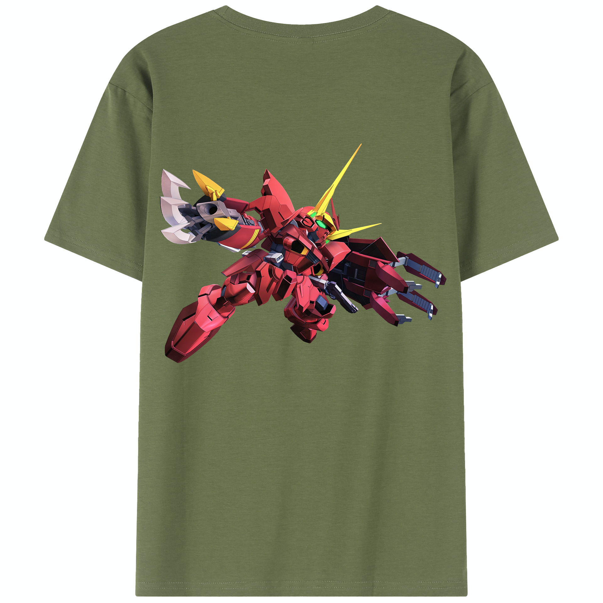 （画像用） 機動戦士ガンダム Mobile Suit Gundam 綿100％半袖Tシャツ（背面プリント）